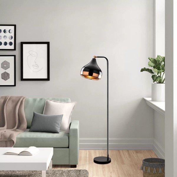 Lampadar Opviq lights Yildo, negru-arămiu-image-4