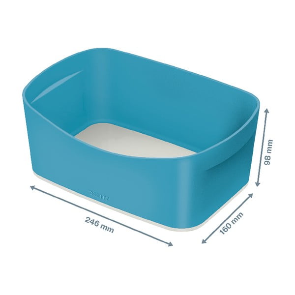Cutie de birou Leitz Mailorder, volum 5 l, albastru-image-4