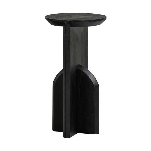 Măsuță auxiliară rotundă din lemn de acacia ø 30 cm Kioni – WOOOD-image-2