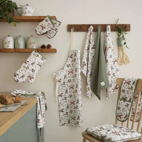 Pernă de scaun din bumbac 36x34 cm Forest Fable – Cooksmart ®-image-3