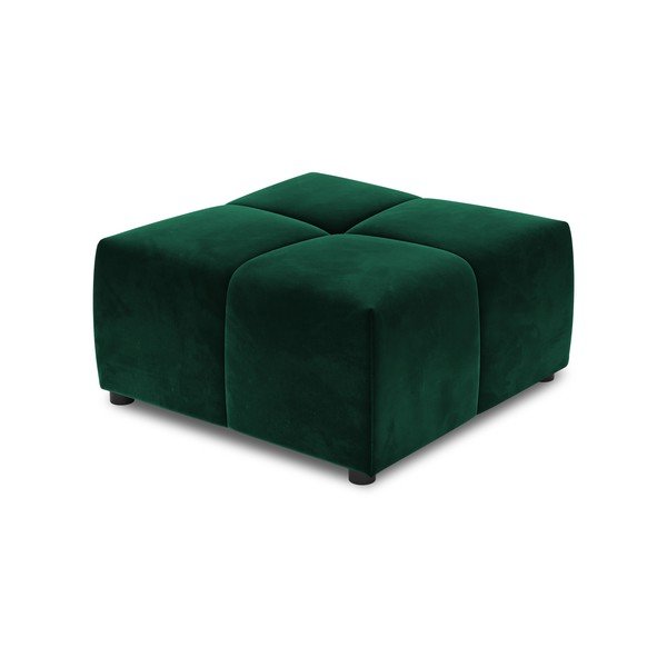 Modul pentru canapea verde cu tapițerie din catifea Rome Velvet - Cosmopolitan Design
