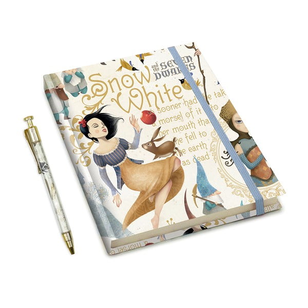 Carnețel cu pix 192 pagini Snow White – Kartos