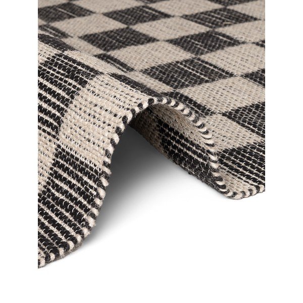 Covor negru/crem țesut manual din amestec de iută 200x300 cm Rex – Hanse Home-image-4
