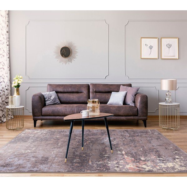 Covor gri din lână 200x300 cm Goda – Agnella-image-1
