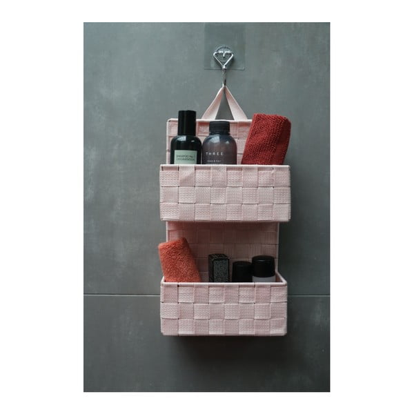 Coş depozitare supraetajat Compactor Bristol, roz deschis-image-1