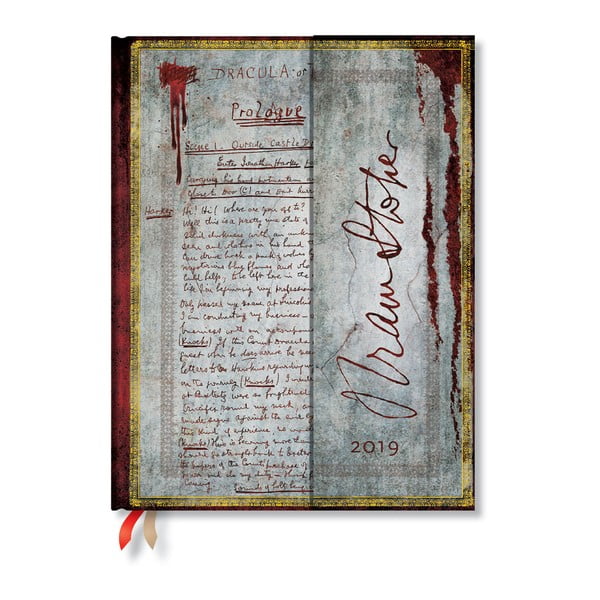 Agendă pentru anul 2019 Paperblanks Dracula, 18 x 23 cm