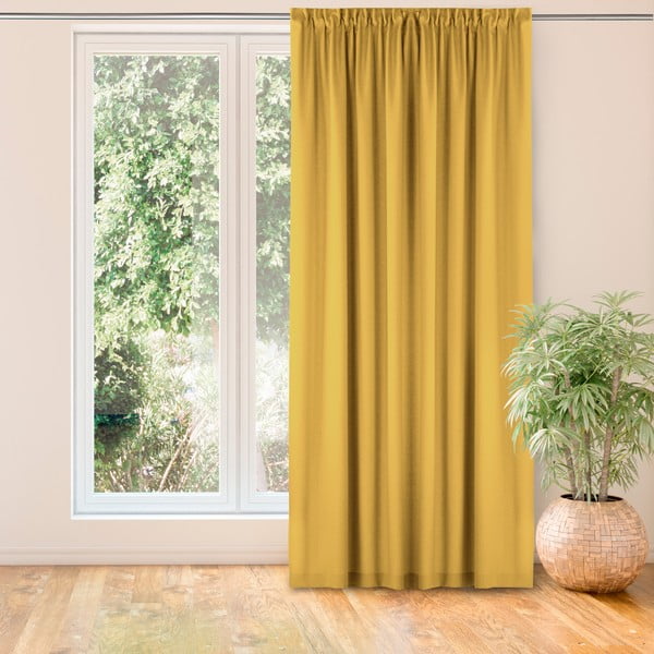 Draperie galben-muștar 300x300 cm Carmena – Homede-image-1