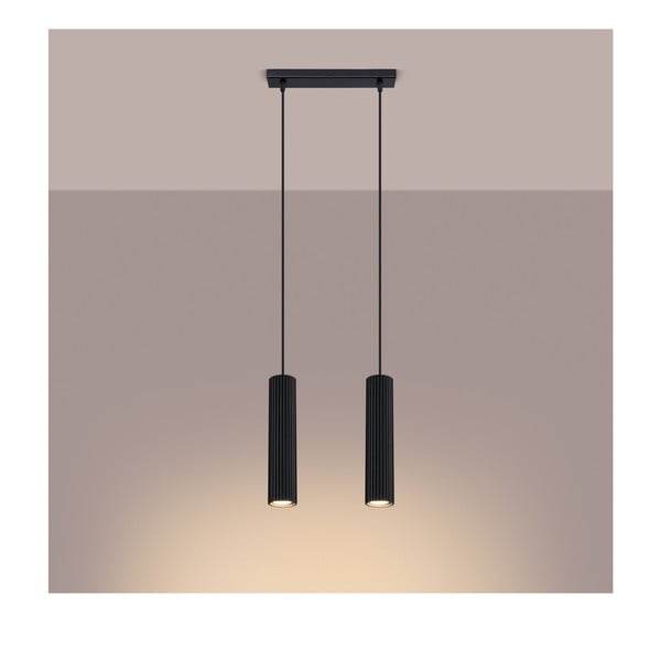 Lustră neagră din metal Gleam – Sollux-image-1