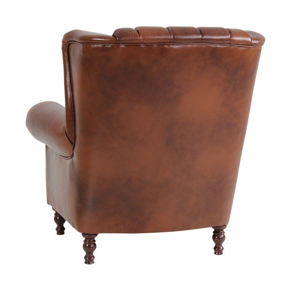 Fotoliu din piele Max Winzer Vary, maro-image-3