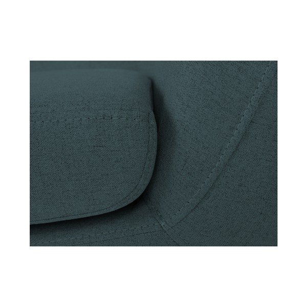 Canapea și picioare maro Mazzini Sofas Piemont, albastru închis, 188 cm-image-4