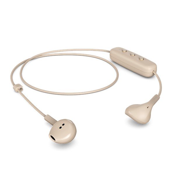 Căști wireless Happy Plugs Earbud, bej-image-2