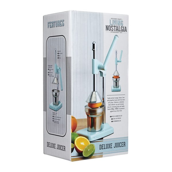 Storcător manual pentru citrice Kitchen Craft Living Nostalgia, albastru-image-2
