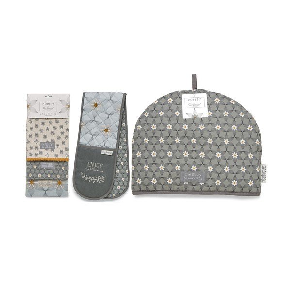 Set cu prosoape, mănușă de bucătărie și capac de ceainic 5 buc. Purity – Cooksmart ®