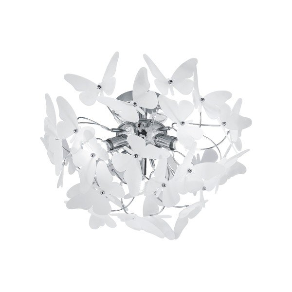 Lustră pentru copii cu abajur din plastic ø 45 cm Butterfly – Reality-image-2