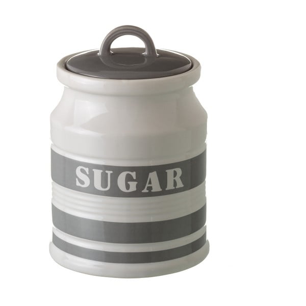 Recipient din ceramică pentru zahăr Unimasa Urban, 80 ml, gri