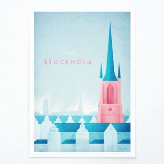 Poster Travelposter Stockholm, 50 x 70 cm