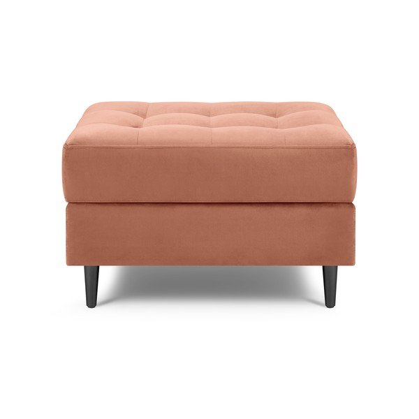 Taburet din catifea Milo Casa Santo, roz-image-3