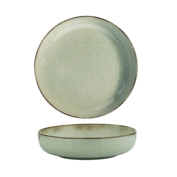 Set veselă 24 piese din porțelan Kütahya Porselen Pearl, verde-image-3