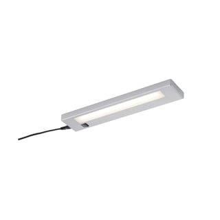 Aplică de perete argintie LED (lungime 34 cm) Alino – Trio
