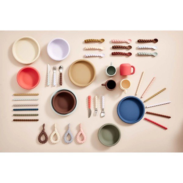 Set de veselă pentru copii 2 buc. din silicon Mellow – OYOY Mini-image-1