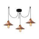 Lustră arămie cu abajur din metal ø 114 cm Manavgat – Opviq lights