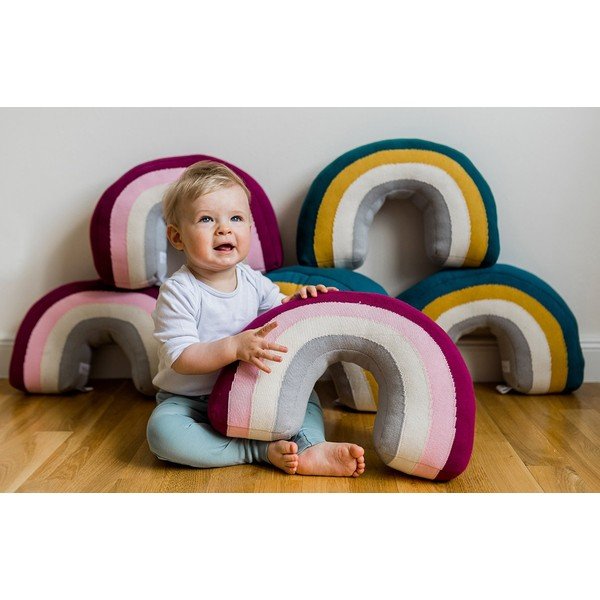 Pernă din bumbac pentru copii Kindsgut Alma, 40 x 30 cm-image-1