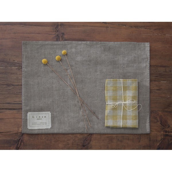 Set 4 șervețele textile Really Nice Things Beige Vichy, 43 x 43 cm-image-3