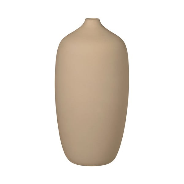 Vază din ceramică Blomus Ceola, înălțime 25 cm, bej