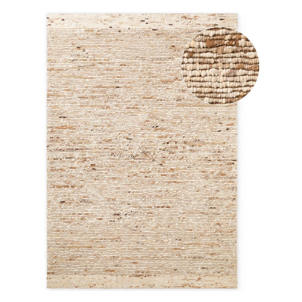 Covor bej țesut manual din lână 160x230 cm Bexley Woolwich – Ted Baker