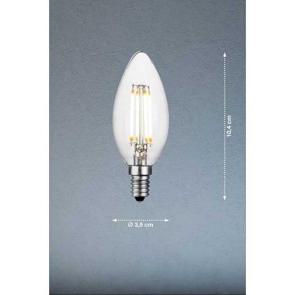 Bec E14, cu lumină caldă 2 W Standard – Fischer & Honsel-image-2