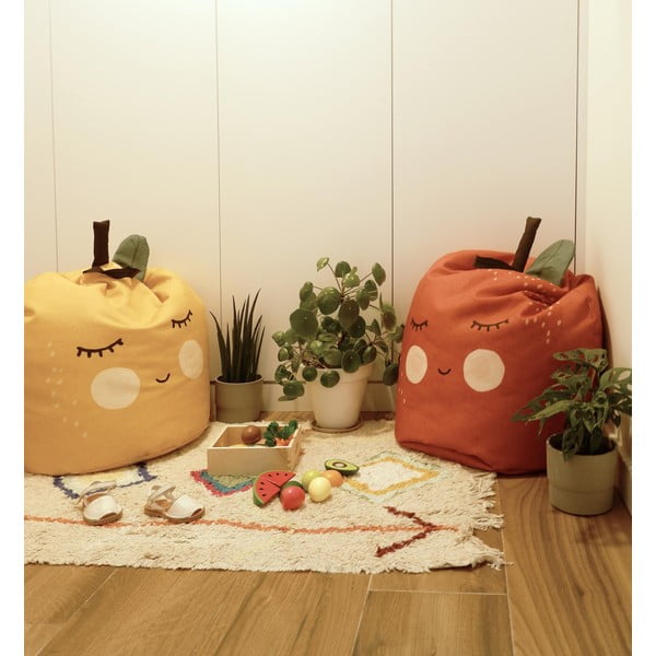 Bean bag galben pentru copii Lemon - Little Nice Things-image-1