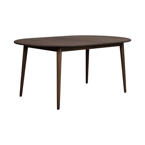 Masă de dining maro închis extensibilă din lemn masiv de stejar 105x170 cm Tyler – Rowico-image-4