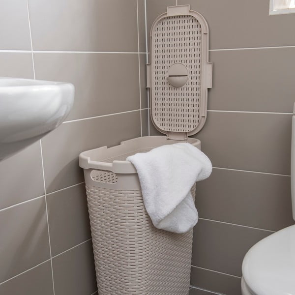Coș de rufe Addis Calico, 40 l, bej-image-2