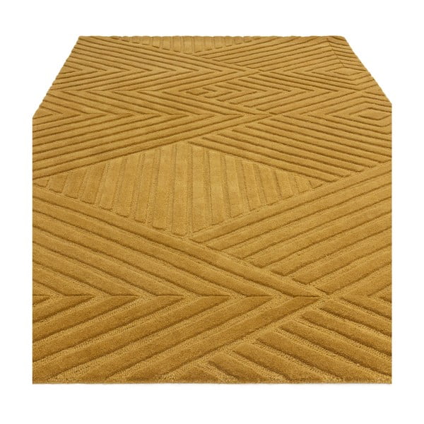 Covor galben ocru din lână 160x230 cm Hague – Asiatic Carpets-image-4