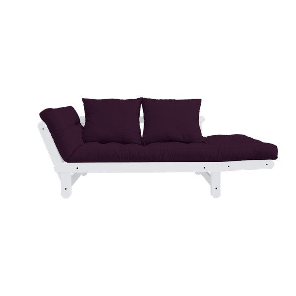 Canapea extensibilă Karup Beat White/Purple Plum-image-3