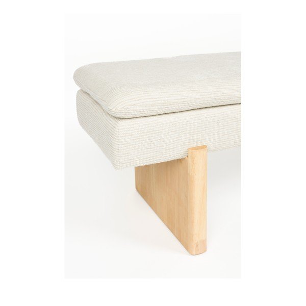 Bancă crem capitonată Jappo – White Label-image-4