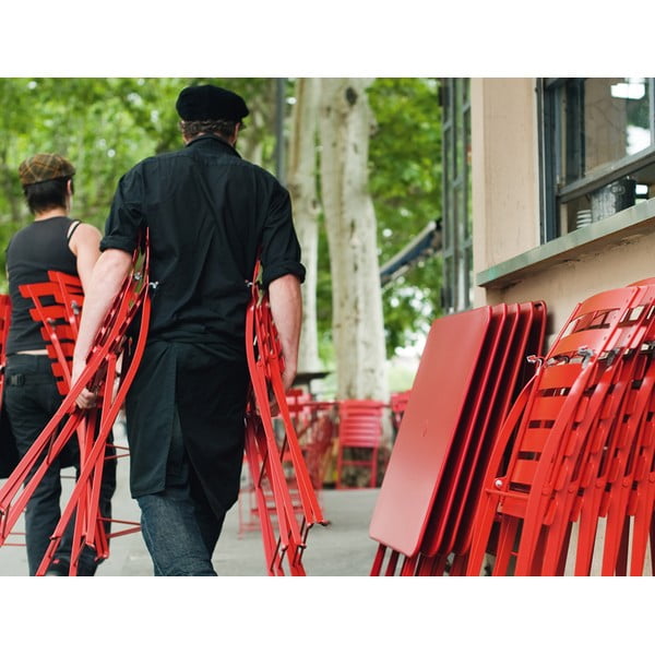 Set 2 scaune pliante Fermob Bistro, maro-image-3