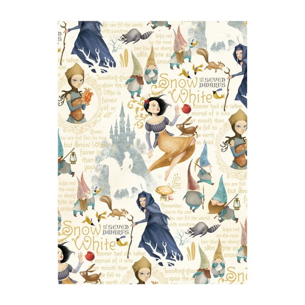 Bloc de notițe cu pix 50 pagini A5 Snow White – Kartos-image-1