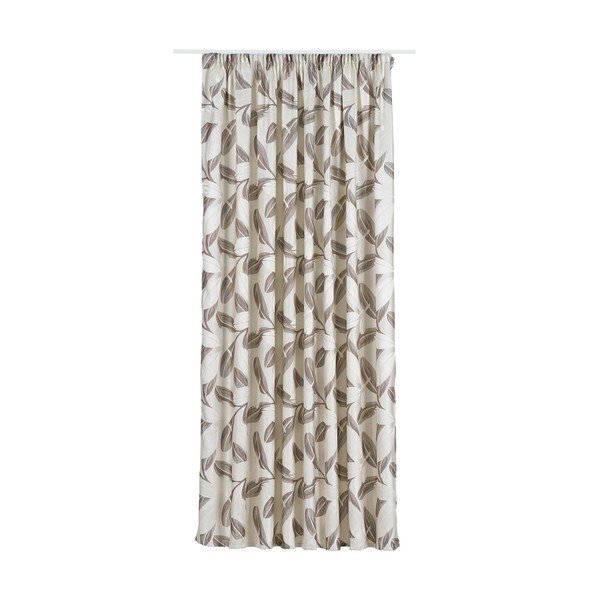 Draperie maro-crem 210x245 cm Nydia – Mendola Fabrics-image-2