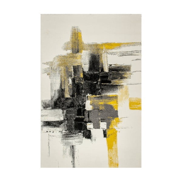 Covor Farbles, Grey, Yellow, 200 x 290 cm