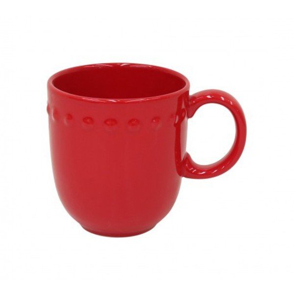 Cană din ceramică Costa Nova Pearl, 350 ml, roșu