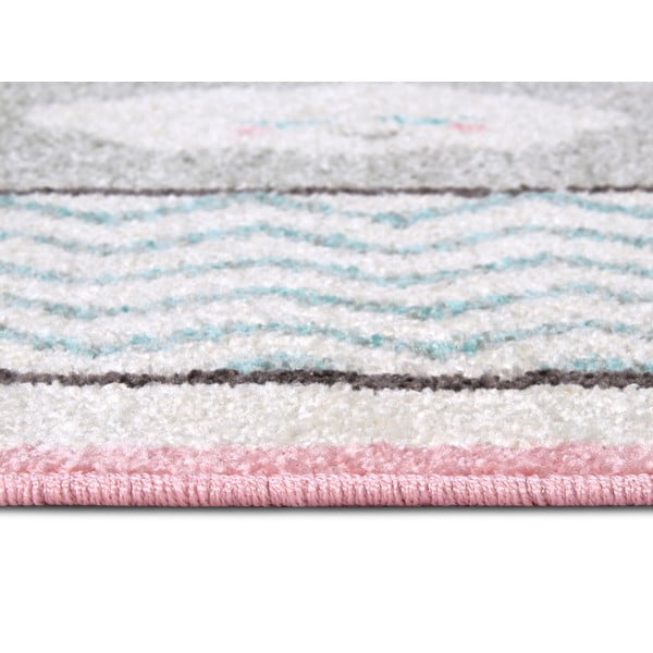 Covor pentru copii alb-roz 120x170 cm Bouncy – Hanse Home-image-2