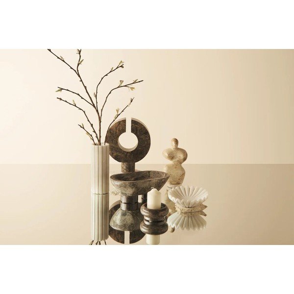 Vază albă din marmură (înălțime 20 cm) Savio – Premier Housewares-image-4
