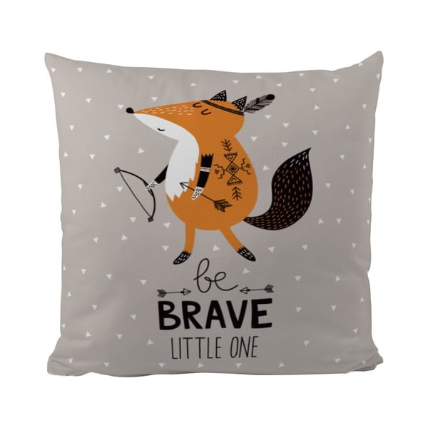 Pernă Mr. Little Fox Be Brave, 50 x 50 cm