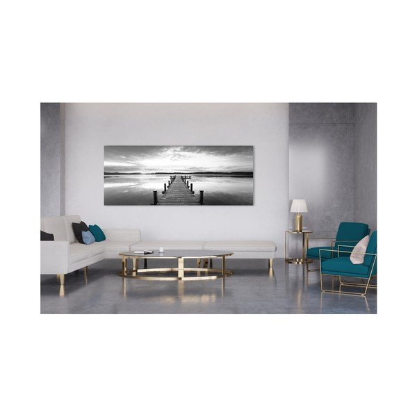 Tablou Styler Canvas Harmony Molo II, 45 x 140 cm-image-1