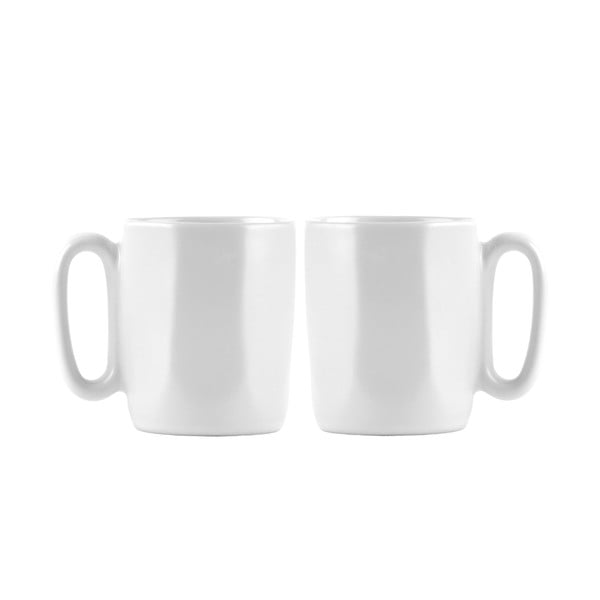 Căni albe 2 buc. pentru espresso din gresie 80 ml Fuori – Vialli Design