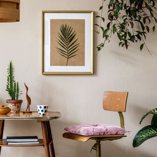 Pernă de scaun din catifea 40x40 cm Aleksa – Restilo-image-1