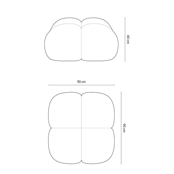 Taburet maro Loretto – Cosmopolitan Design-image-4