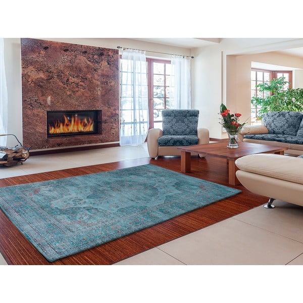 Covor din viscoză Universal Lara Aqua, 120 x 170 cm, albastru-image-3