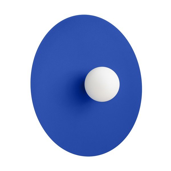 Aplică de perete albastru-închis din metal ø 50 cm AKE – Thoro